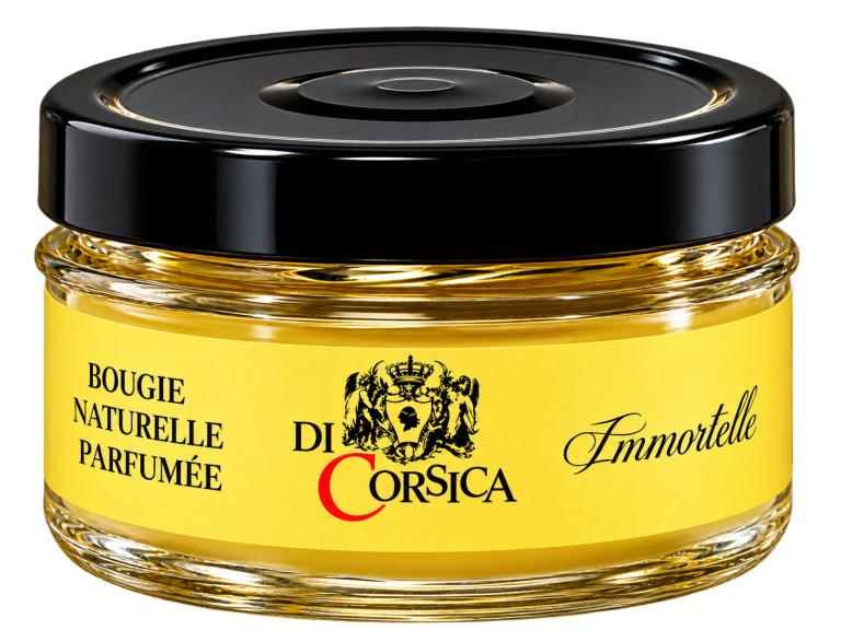 Bougie naturelle parfumée Immortelle Di Corsica